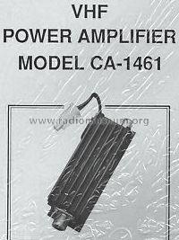 VHF Power Amplifier CA-1461; Maxon America Inc.; (ID = 1038236) RF-Ampl.