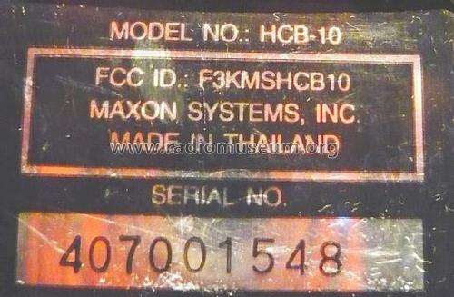 HCB-10; Maxon America Inc.; (ID = 1824671) Citizen