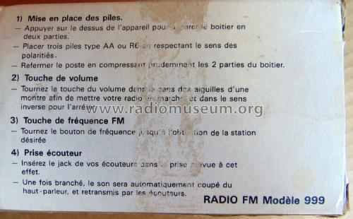 Radio FM 999; Maxxon; where? (ID = 2793860) Radio