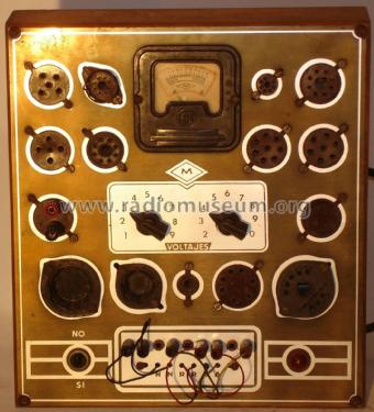 Tube Tester ; Maymo, Escuela Radio (ID = 1845792) Ausrüstung