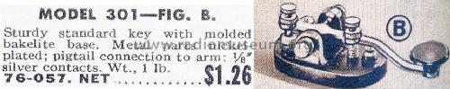 Speedex Transmitting Key 301; McElroy, T.R.; (ID = 666447) Morse+TTY