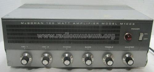 100 Watt Amplifier M-1003; McGohan Inc., Don; (ID = 2637701) Ampl/Mixer