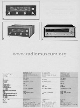 AM-FM Tuner MR 73; McIntosh Audio (ID = 2804478) Radio