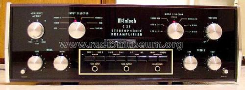 Stereophonic Preamplifier C-28; McIntosh Audio (ID = 343203) Ampl/Mixer