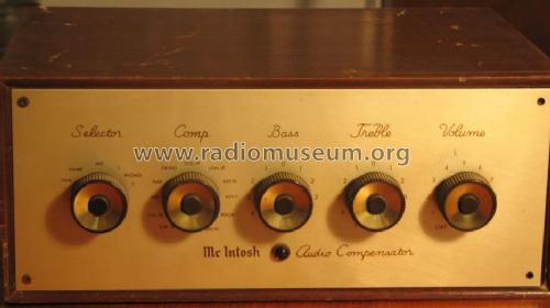 C-4 Audio Compensator; McIntosh Audio (ID = 490119) Ampl/Mixer