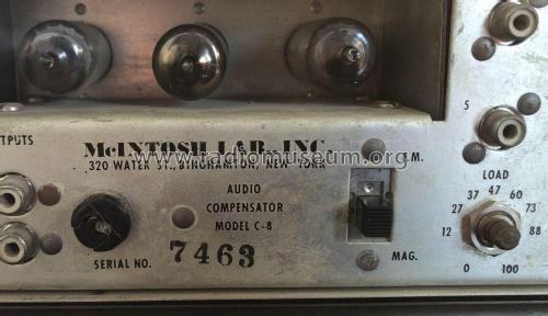 C-8 Audio Compensator; McIntosh Audio (ID = 2990071) Ampl/Mixer