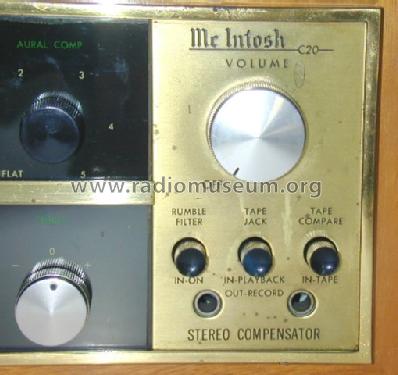 Stereo Compensator C20; McIntosh Audio (ID = 512703) Ampl/Mixer