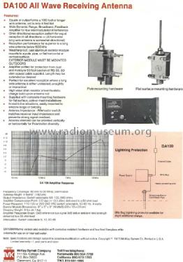 All Wave Receiving Antenna DA100; McKay Dymek Company; (ID = 1131890) Antenny
