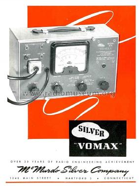 Vomax VTVM 900; McMurdo Silver Co., (ID = 2175311) Ausrüstung