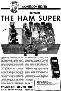 Ham Super 3A; McMurdo Silver, Inc. (ID = 2068284) Amateur-R