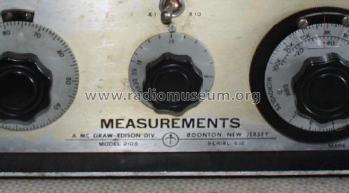 Standard FM Signal Generator 210B; Measurements (ID = 1976026) Equipment