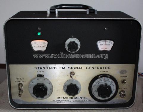 Standard FM Signal Generator 210B; Measurements (ID = 1972681) Equipment