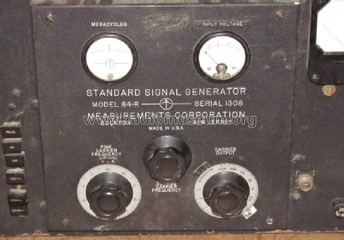 Standard Signal Generator 84; Measurements (ID = 991441) Equipment