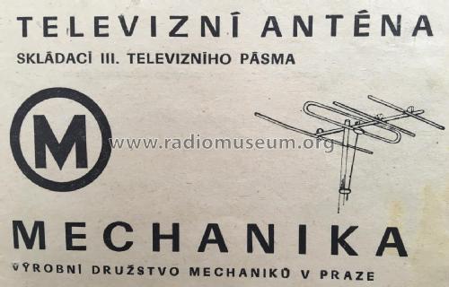 Antenne für Band III M4, M5, M8, M9; Mechanika; Prag (ID = 2563765) Antenny