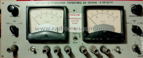 Stabilizált Tápegység - Stabilized Power Supply ST71; Mechanikai (ID = 2904510) Equipment