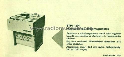 Studio Magnetofon STM-224; Mechanikai (ID = 1834895) Sonido-V