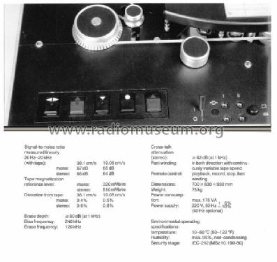 Studio Magnetofon STM-610/12; Mechanikai (ID = 740327) R-Player