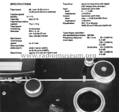 Studio magnetofon STM-610; Mechanikai (ID = 614118) R-Player