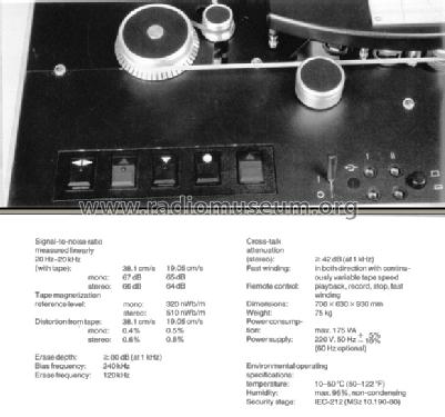 Studio magnetofon STM-610; Mechanikai (ID = 614119) R-Player