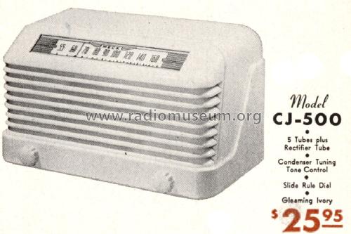 CJ-500 ; Meck, John, (ID = 1660364) Radio