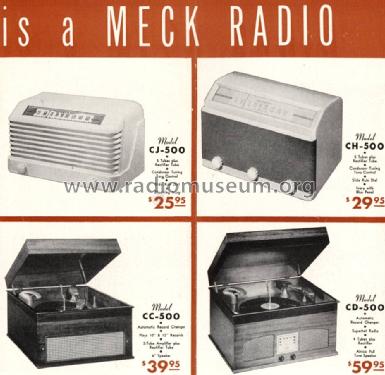 CJ-500 ; Meck, John, (ID = 1660365) Radio