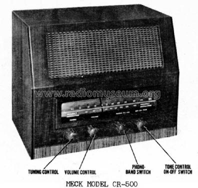CR-500 ; Meck, John, (ID = 968198) Radio