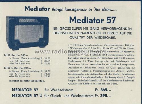 M57U ; Mediator; La Chaux- (ID = 1117940) Radio