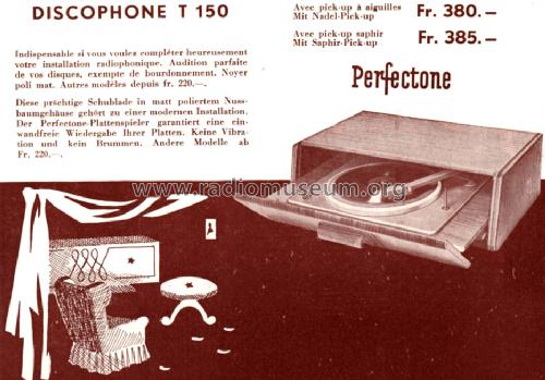 Discophone T150 Perfectone; Mediator; La Chaux- (ID = 814508) R-Player
