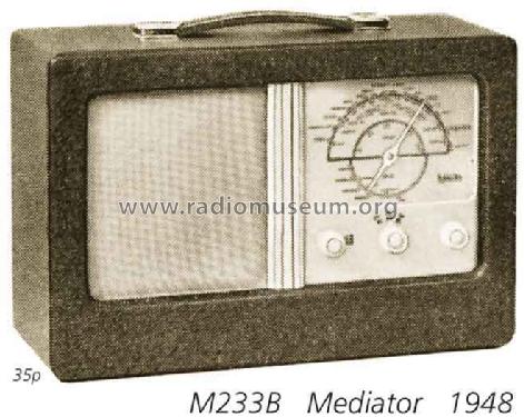 Koffer-Radio 233B ; Mediator; La Chaux- (ID = 1974) Radio