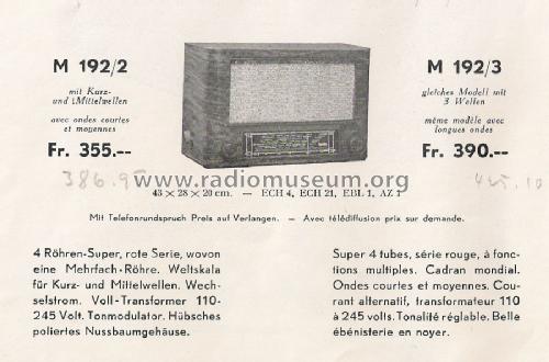 M192A-2 ; Mediator; La Chaux- (ID = 1152916) Radio