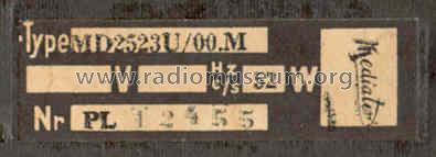 MD2523U /00C /00D /00M; Mediator; La Chaux- (ID = 370777) Radio
