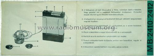 Hallásjavító / Hearing Aid MB 2411; Medicor Müvek; (ID = 2725363) Medicine