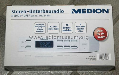 Life Stereo-Unterbauradio E66261 - MD84495; Medion; Essen (ID = 2540831) Radio