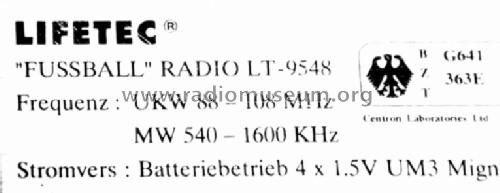 Lifetec LT-9548; Medion; Essen (ID = 785775) Radio