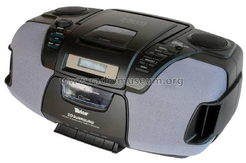 Tevion 3-D Surround Portable CD Stereo Radio Cassette Recorder MD4144; Medion; Essen (ID = 2251387) Radio