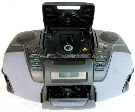 Tevion 3-D Surround Portable CD Stereo Radio Cassette Recorder MD4144; Medion; Essen (ID = 2251389) Radio