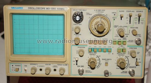 Oscilloscope 100 MHz MO-1255; Meguro Electronics (ID = 2808805) Equipment