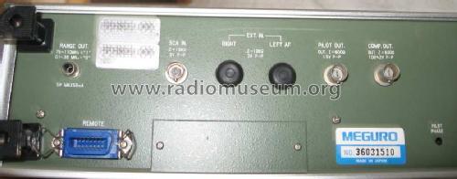 Stereo/FM-AM Generator MSG-2161; Meguro Electronics (ID = 540355) Ausrüstung