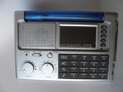 Clock radio with a calculator etc. RT-525; Meizhou 梅州市高威电... (ID = 812866) Radio