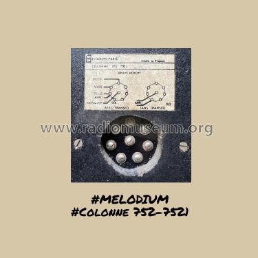 Colonne 752-7521; Melodium; Paris (ID = 2765140) Speaker-P