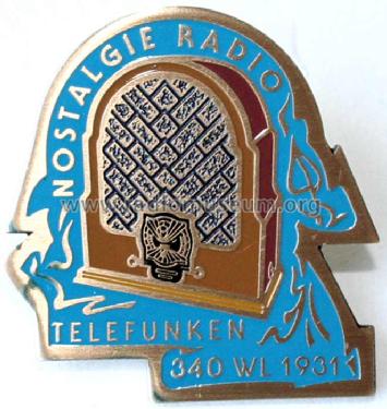 Radio related Pins ; Memorabilia - (ID = 420425) Misc