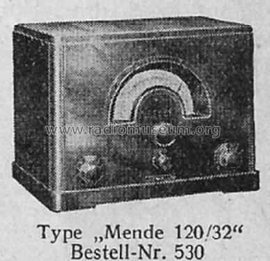 120G ; Mende - Radio H. (ID = 1503732) Radio