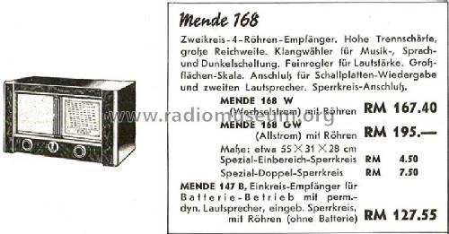 147B; Mende - Radio H. (ID = 1389616) Radio