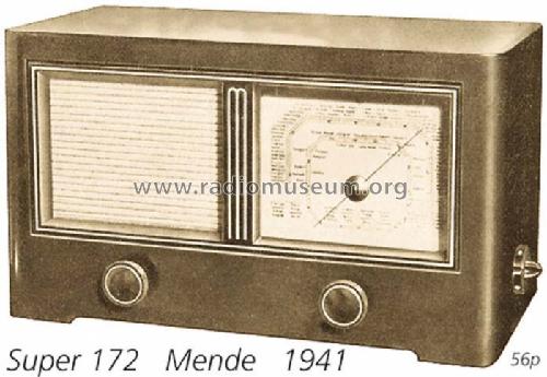 MS172-W ; Mende - Radio H. (ID = 708208) Radio