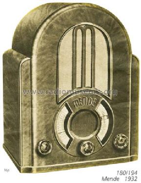194W; Mende - Radio H. (ID = 708159) Radio