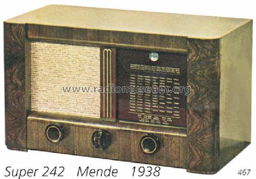 MS242W ; Mende - Radio H. (ID = 708194) Radio