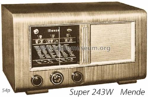MS 243W; Mende - Radio H. (ID = 517) Radio