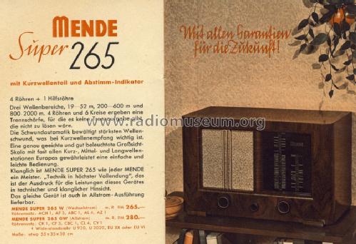 265W; Mende - Radio H. (ID = 1425735) Radio