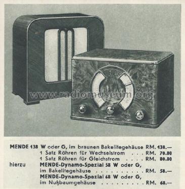 Dynamo-Spezial 58W; Mende - Radio H. (ID = 1570392) Lautspr.-K