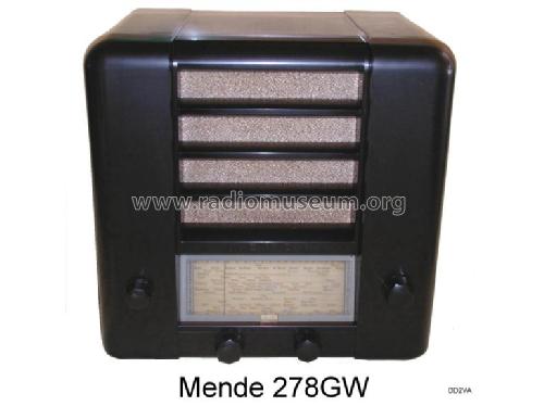 Oktoden-Super M278-GW ; Mende - Radio H. (ID = 96586) Radio